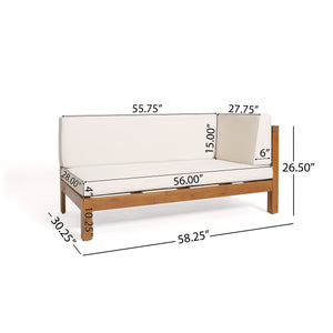 Brava X-Back Right Corner Bench Set of 2