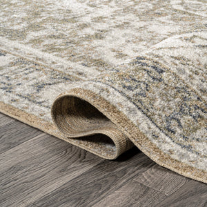 Keesha Bold Distressed Medallion Low - Pile Machine - Washable Area Rug - Tuesday Morning - Area Rugs