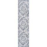 Keesha Bold Distressed Medallion Low - Pile Machine - Washable Runner Rug - Tuesday Morning - Runner Rugs