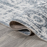 Keesha Bold Distressed Medallion Low - Pile Machine - Washable Runner Rug - Tuesday Morning - Runner Rugs