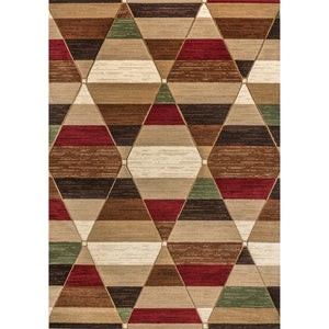 Kehoe Retro Diamonds Geometric Area Rug - Tuesday Morning - Area Rugs