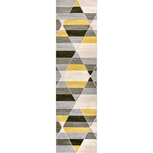 Kehoe Retro Diamonds Geometric Runner Rug - Tuesday Morning - Runner Rugs