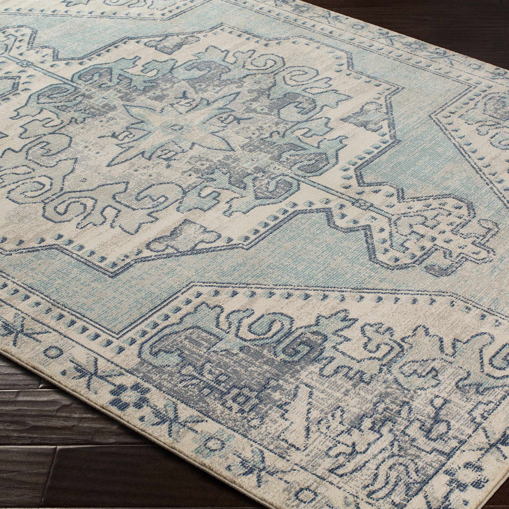 Kenmare Blue Medallion Rug - Clearance