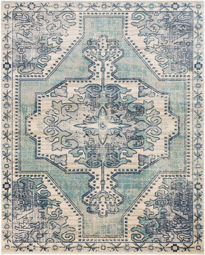 Kenmare Blue Medallion Rug - Clearance