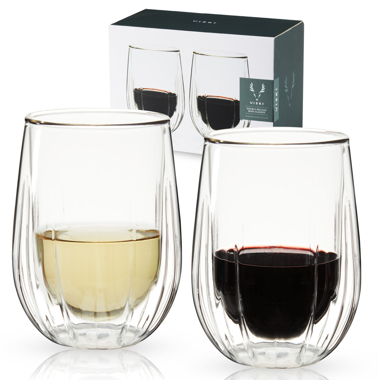 Double walled wine glasses viski®