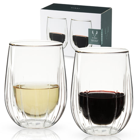 Double walled wine glasses viski®