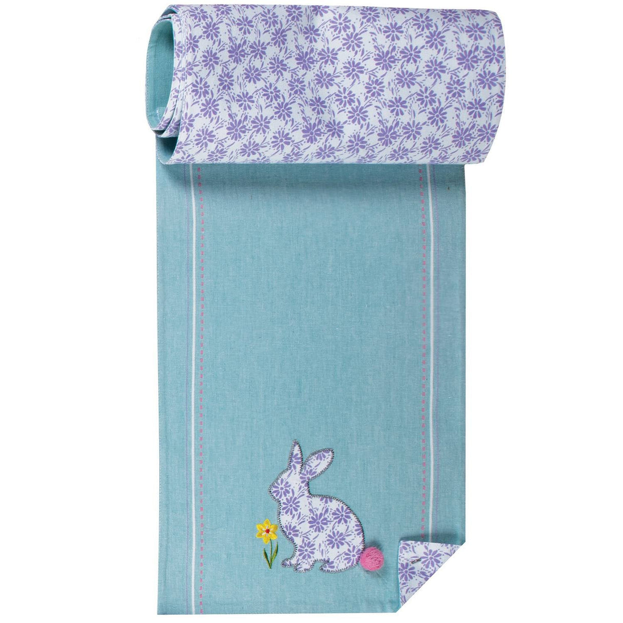 Spring Bunny Applique Table Runner