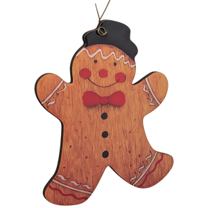 Suave Gingerbread Gentleman in Top Hat