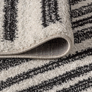 Khalil Modern Berber Stripe Square Area Rug - Tuesday Morning - Area Rugs