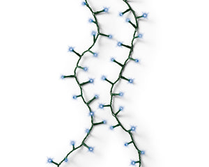 LED Rice Twinkle Stringlight - 1000 Lights - Blue - Green Wire