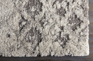 Kilgetty Gray Cloudy Shag Rug