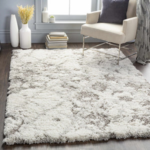 Kilgetty Gray Cloudy Shag Rug