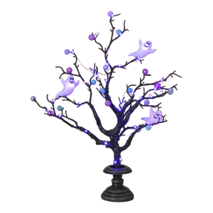 Lighted Halloween Tree - 18 Inch