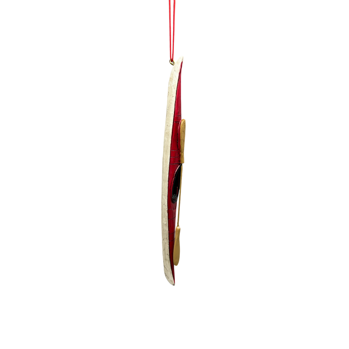 Kayak Ornament - Red