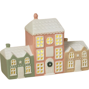 Traditional Light-Up Ceramic House