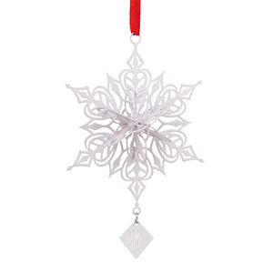 Snowflake 2025 Metal Hallmark Ornament