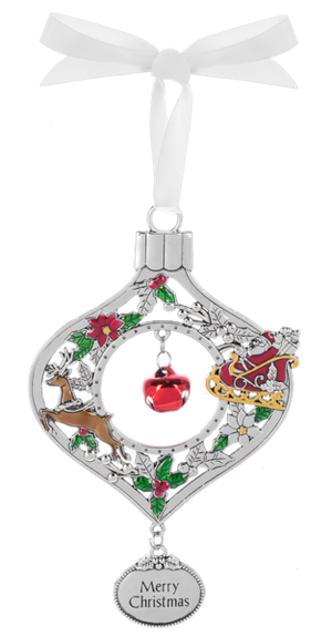 Jingle Bell Ornament - Merry Christmas