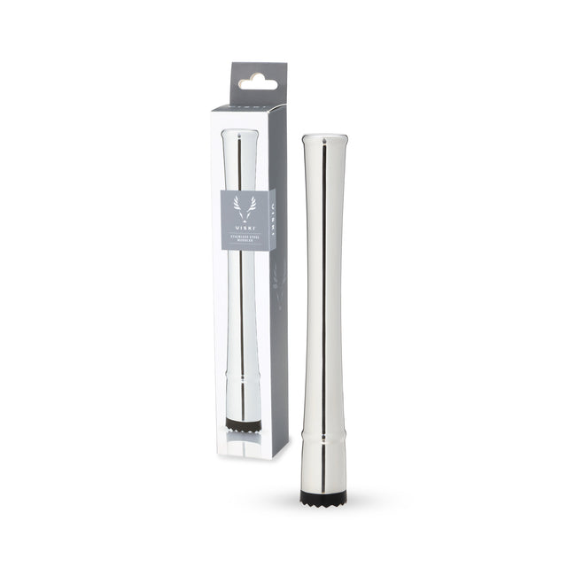 Harrison-muddler-in-silver-viski®-Cocktail-Shakers-&-Tools