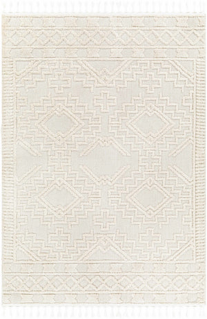 Kalkan High/Low Pile Rug with Tassels - Clearance