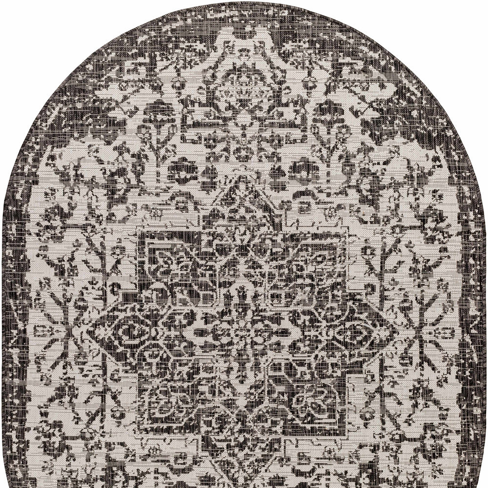 Charcoal Kilmacolm Indoor & Outdoor Area Rug - Clearance