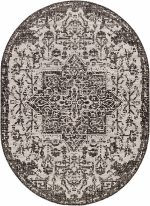 Charcoal Kilmacolm Indoor & Outdoor Area Rug - Clearance