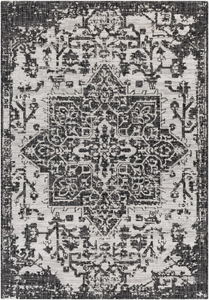 Charcoal Kilmacolm Indoor & Outdoor Area Rug - Clearance