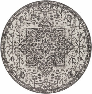 Charcoal Kilmacolm Indoor & Outdoor Area Rug - Clearance