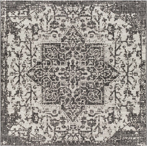 Charcoal Kilmacolm Indoor & Outdoor Area Rug - Clearance