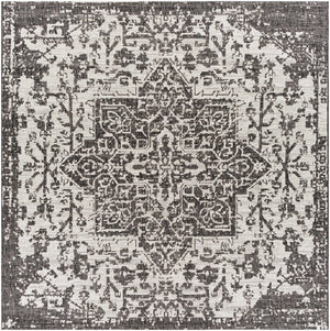 Charcoal Kilmacolm Indoor & Outdoor Area Rug - Clearance