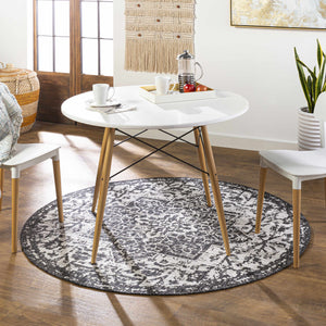 Charcoal Kilmacolm Indoor & Outdoor Area Rug - Clearance