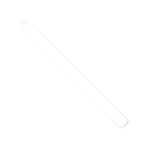 Rustic Taper Dinner Candle - 12 Inch White