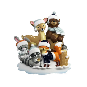 Woodland Family Of 5 Ornament