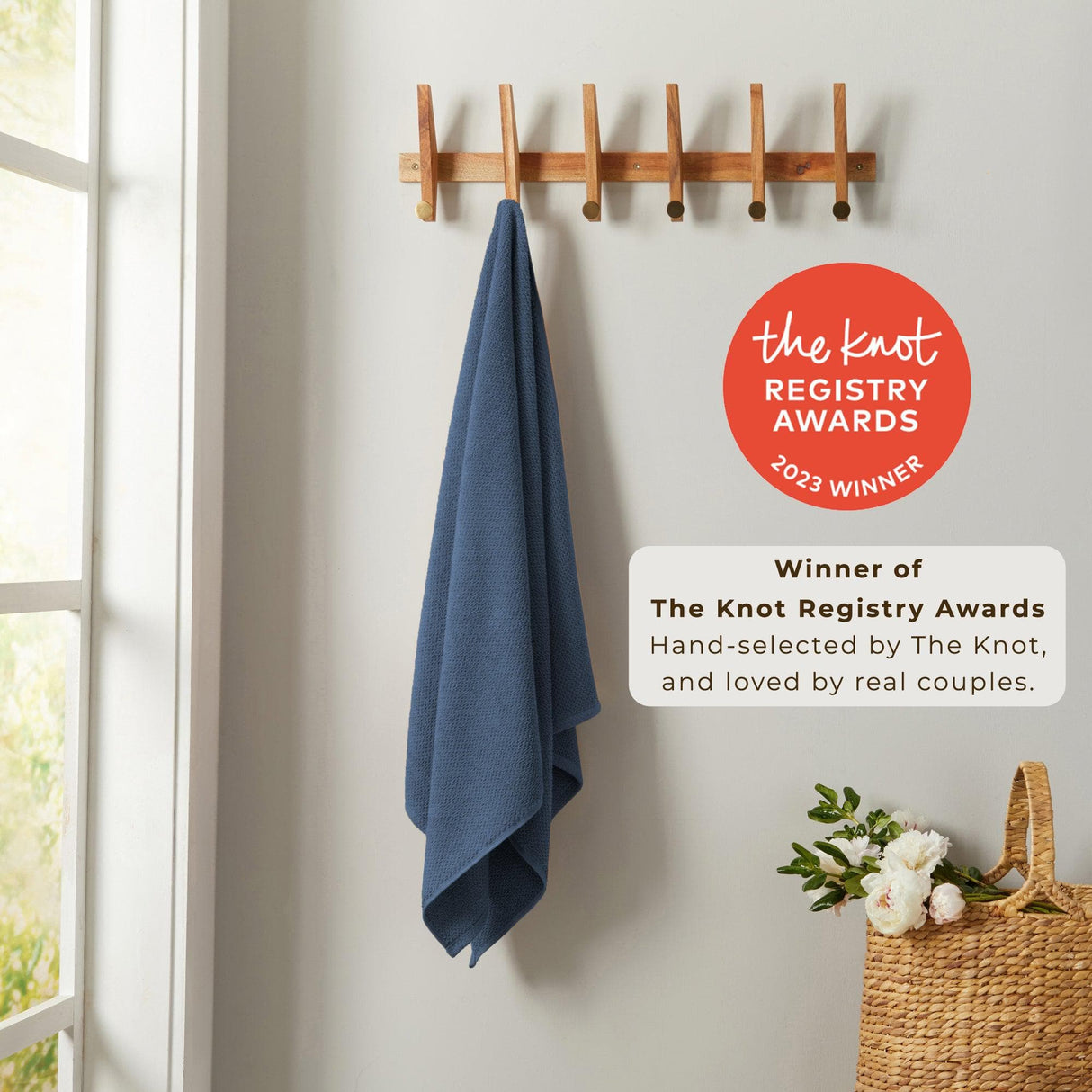 Cotton textured bath towel set - acacia collection