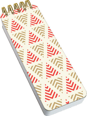 Tall Spiral Holiday Notebook - Trees