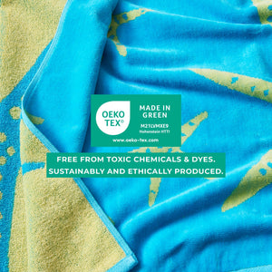 Cotton Velour Beach Towels 2-Pack - Maui Collection
