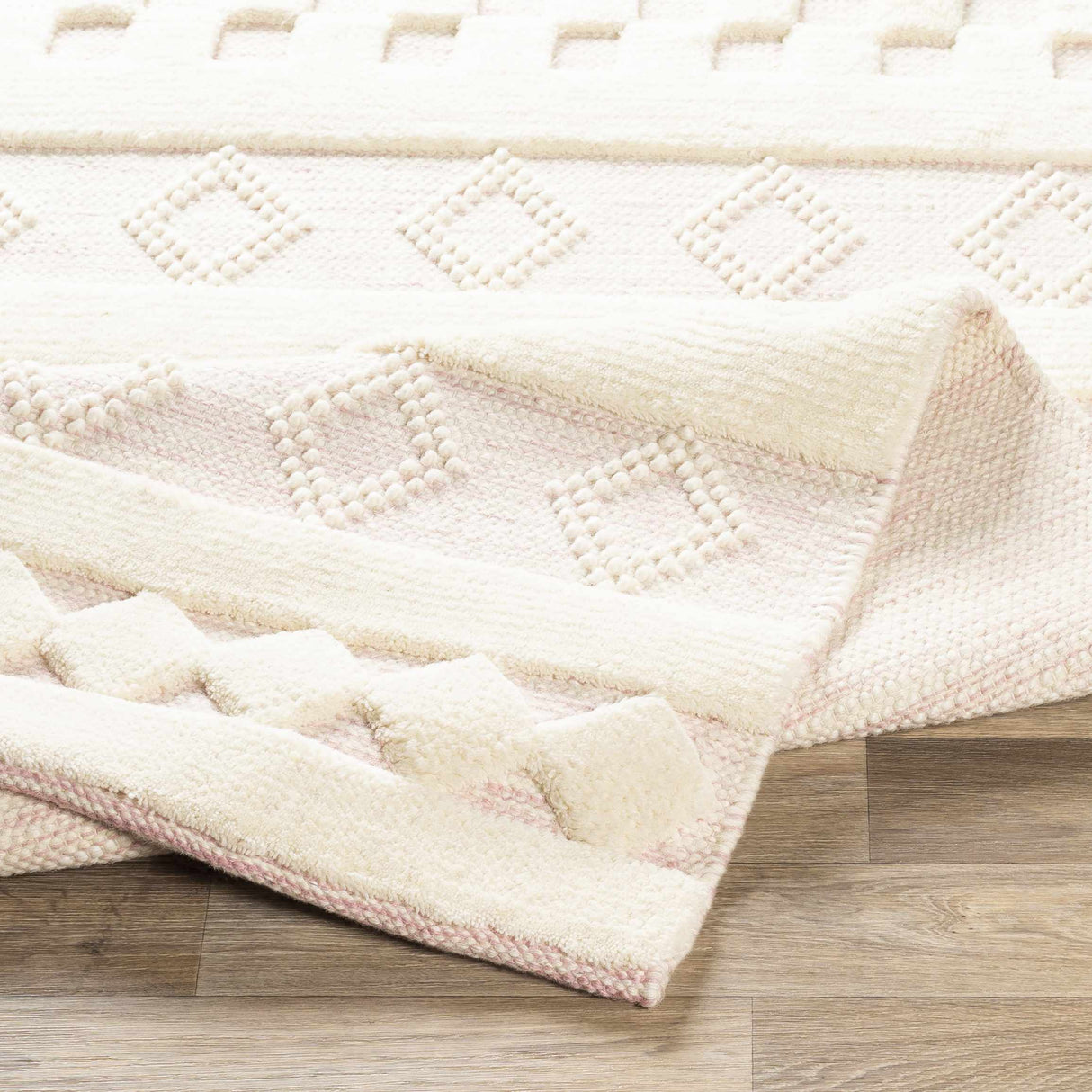 Knapp Pink Wool Rug - Clearance