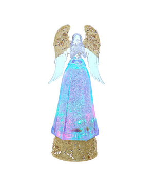 LED Swirl Glitter Angel