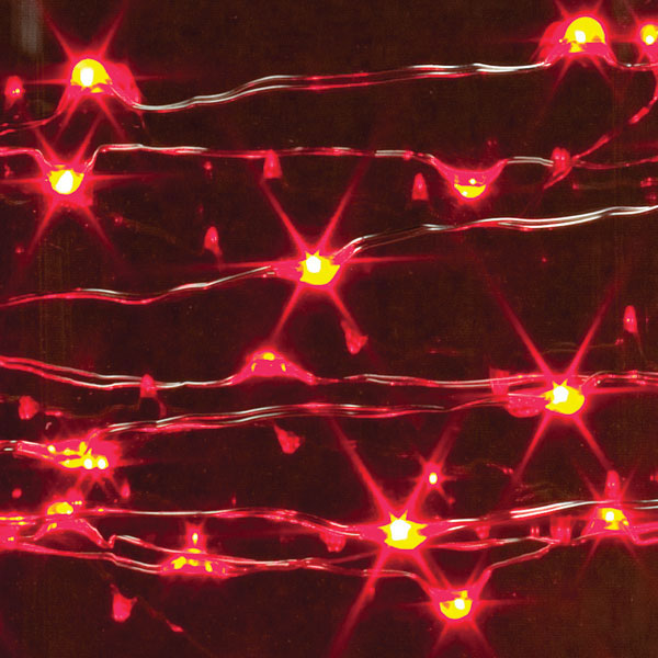 20'L Red Light String UL