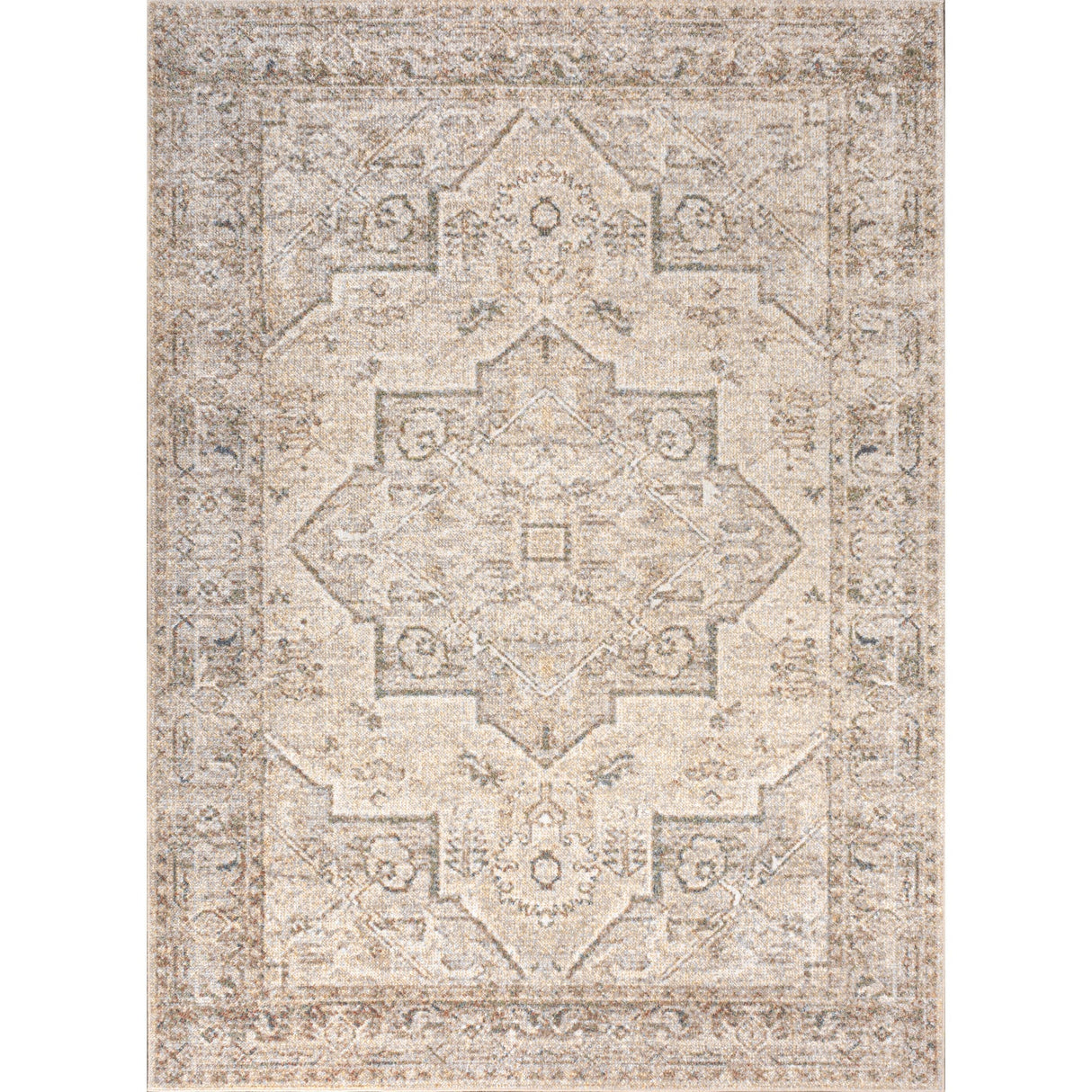 Koda Vintage Native American Medallion Machine - Washable Area Rug - Tuesday Morning - Area Rugs