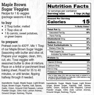 Maple Brown Sugar Veggie Seasoning