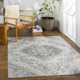Cream Gray Wallsburg Area Rug - Clearance