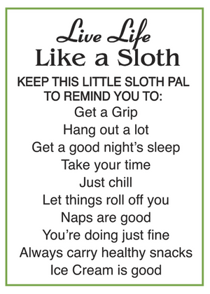 Get a Grip Charm - Sloth Charm