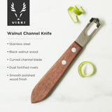 Walnut channel knife viski®