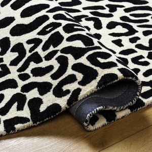 Kass Leopard Print Area Rug - Clearance