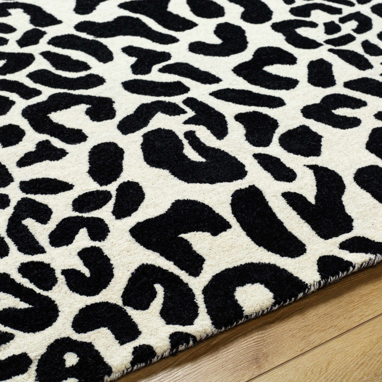 Kass Leopard Print Area Rug - Clearance