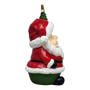 Jolly Santa with Moving Eyes and Christmas Tree