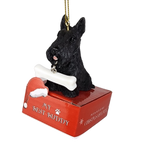 Scottie with Bone Ornament