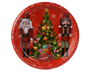 Nutcracker Christmas Decorative Plate - 14 Inches