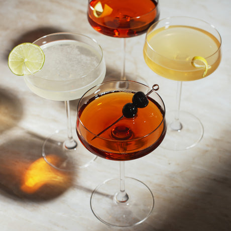 Reserve julien crystal coupe glasses viski®