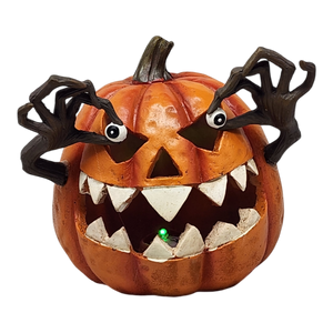 Light Up Jack-O-Lantern - Orange